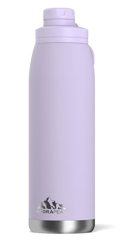 Hydrapeak 40 oz Insulated Water Bottle Chug Lid - Orchid - Leak Proof Double Wall Stainless Steel