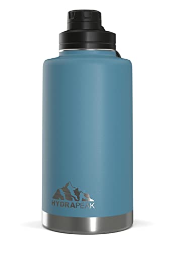Hydrapeak 50oz Insulated Water Bottle Spring Lake - Stainless Steel Flask with Chug Lid