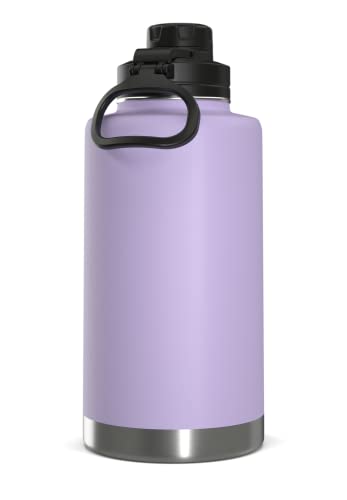 Hydrapeak 50oz Insulated Large Water Bottle - Leak Proof Stainless Steel Flask - Lavender