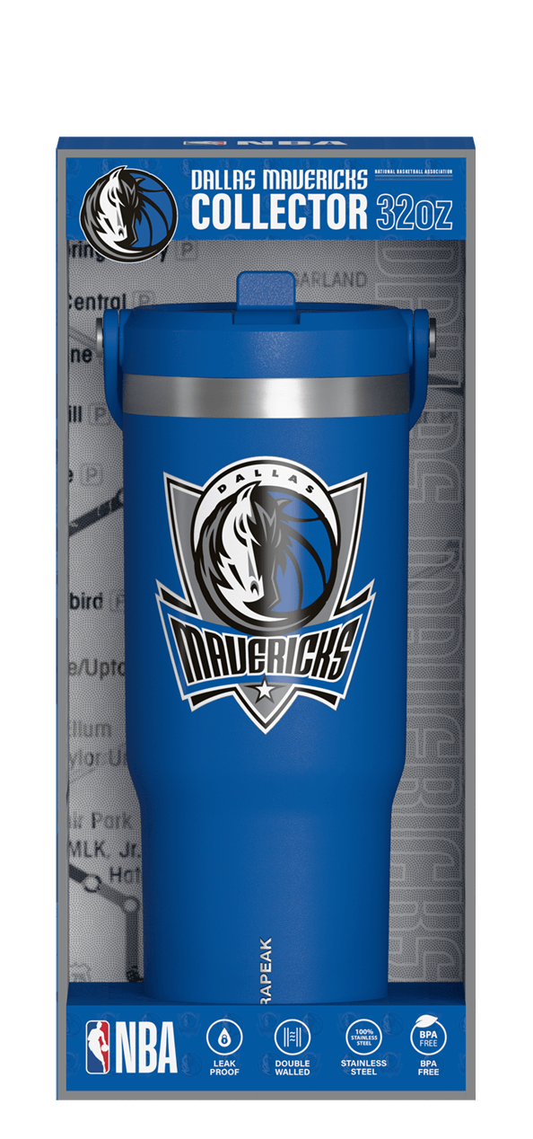 Hydrapeak NBA 32oz Nomad Tumbler with Straw Lid in Collectors Box - Officially Licensed Gift Edition