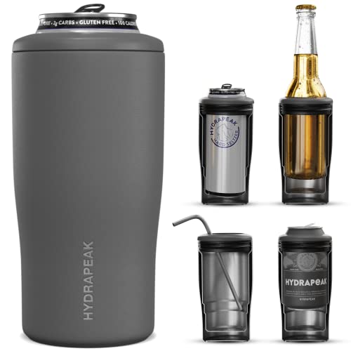 Hydrapeak 4-in-1 Insulated Can Cooler - Graphite