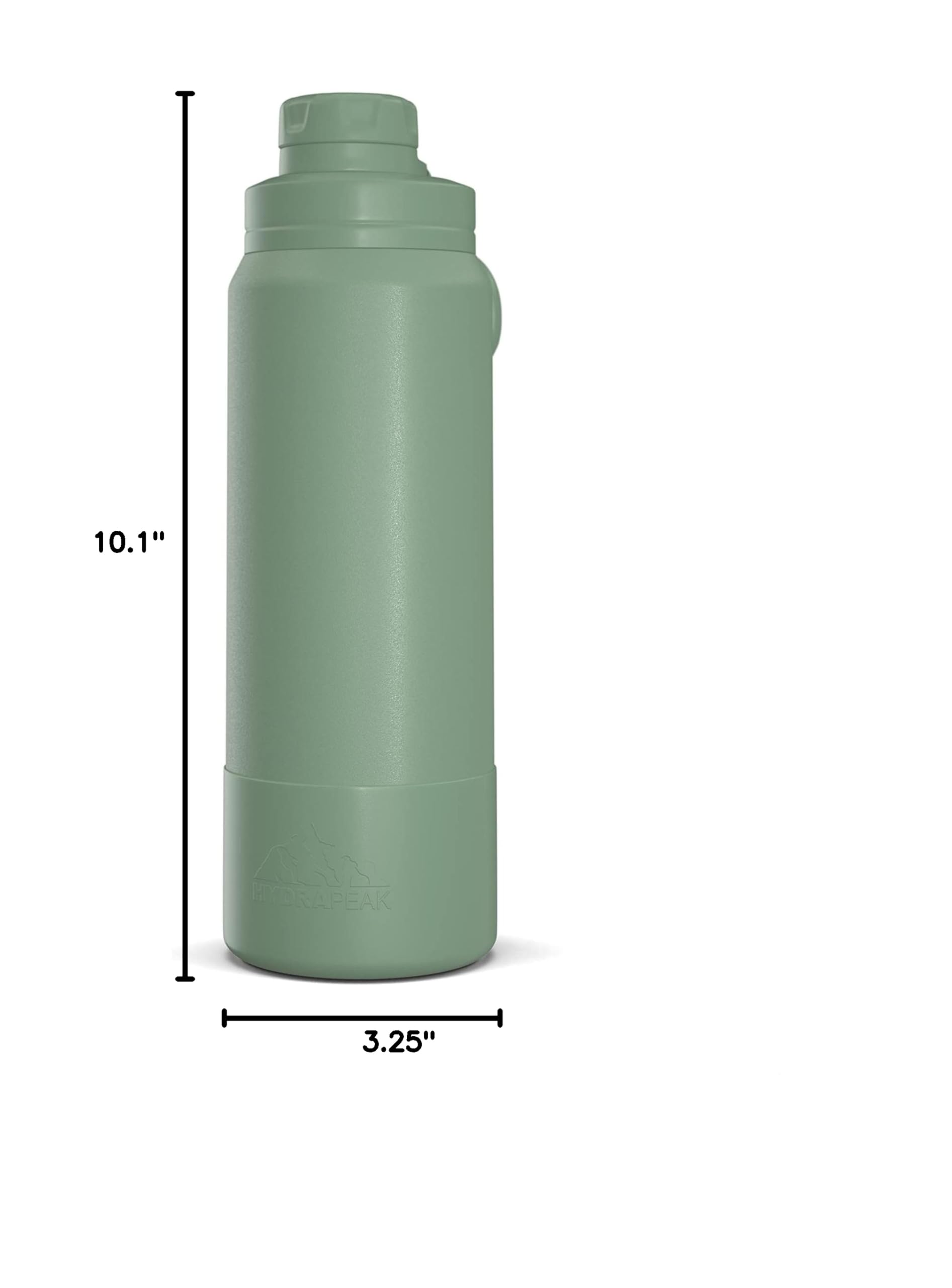 Hydrapeak Sport 26oz Insulated Water Bottle with Chug Lid – Sage