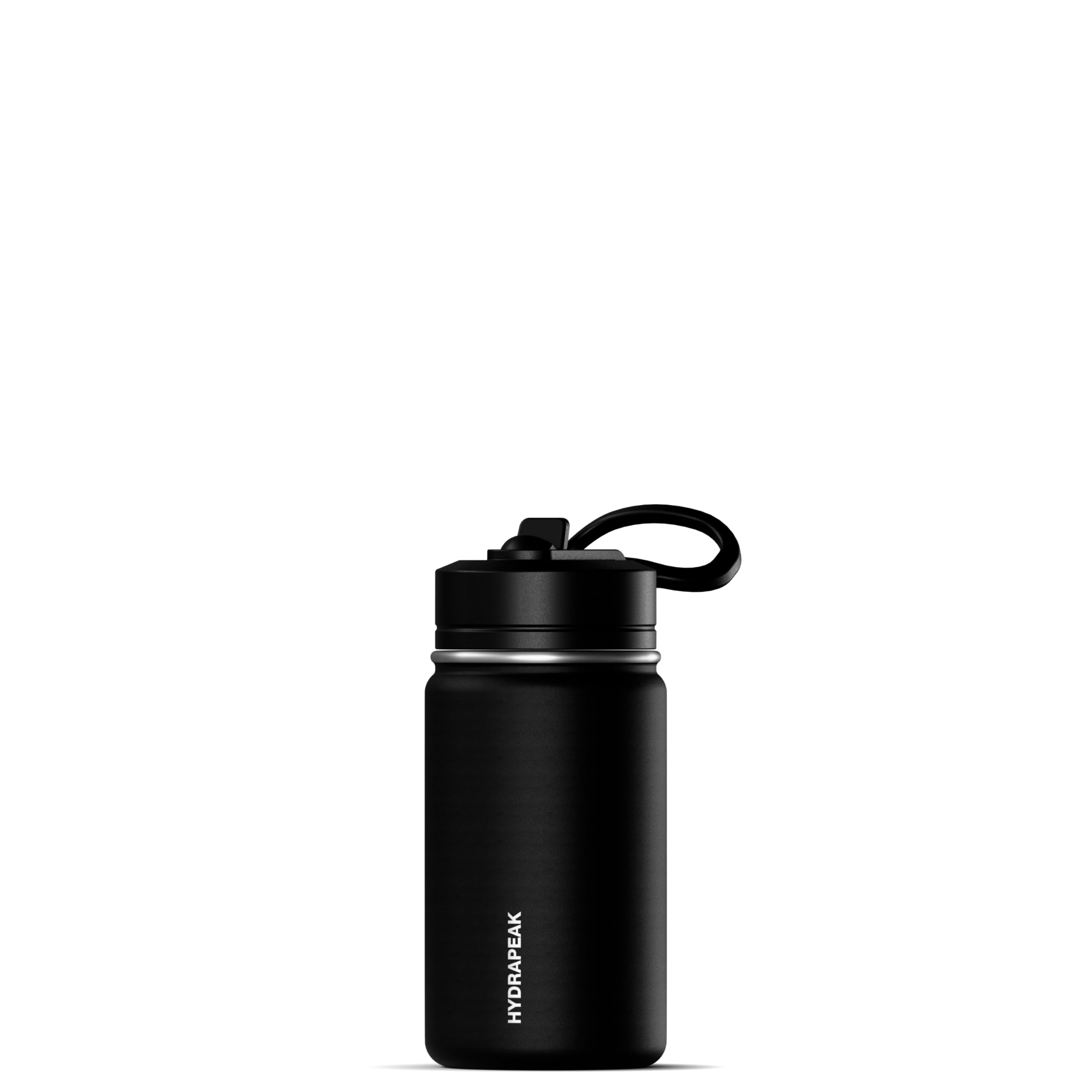 Hydrapeak Mini 14oz Water Bottle with Straw Lid - Stainless Steel, Leak-Proof, 24H Cold