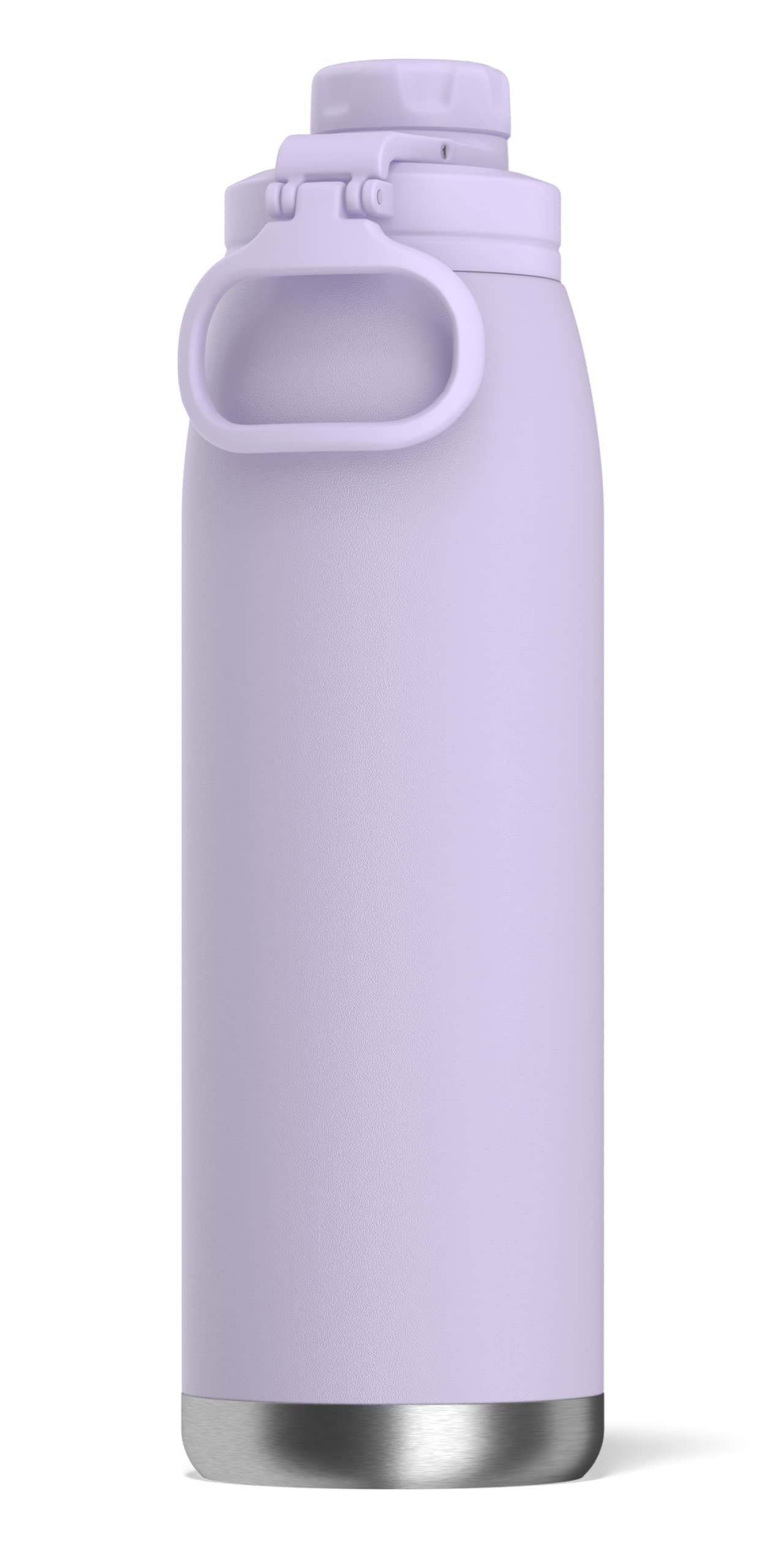 Hydrapeak 40 oz Insulated Water Bottle with Chug Lid - Leak Proof Double Walled Vacuum Stainless Steel, Cold 24