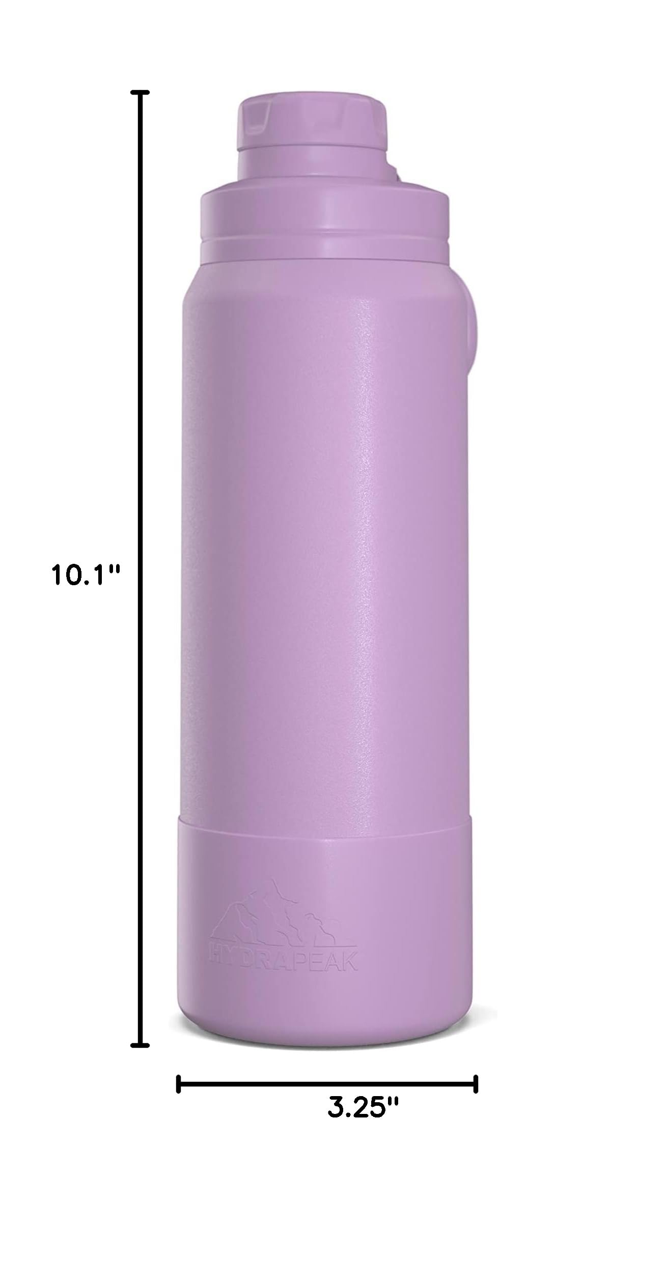 Hydrapeak 26oz Sport Insulated Water Bottle Mauve - Double Wall Stainless Steel with Chug Lid