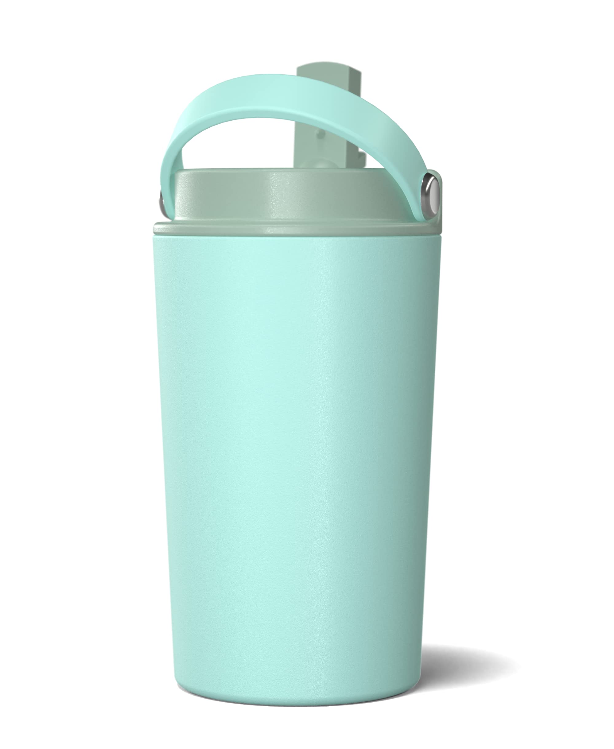 Hydrapeak Junior 14oz Insulated Kids Water Bottle - Aqua/Teal, Leak-Proof Straw Lid