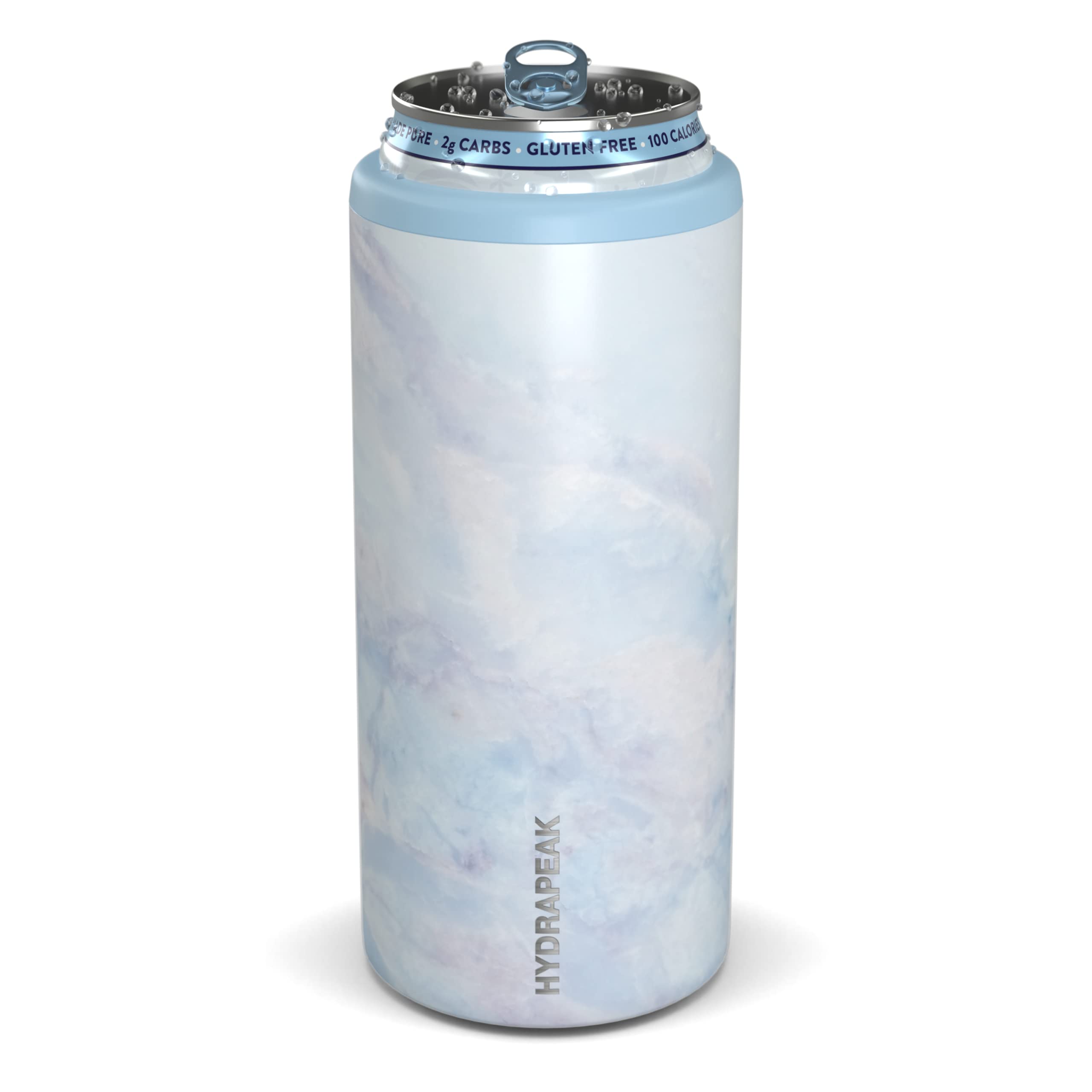 Hydrapeak Slim Can Cooler - Double Wall Insulated for All 12 oz Slim Cans