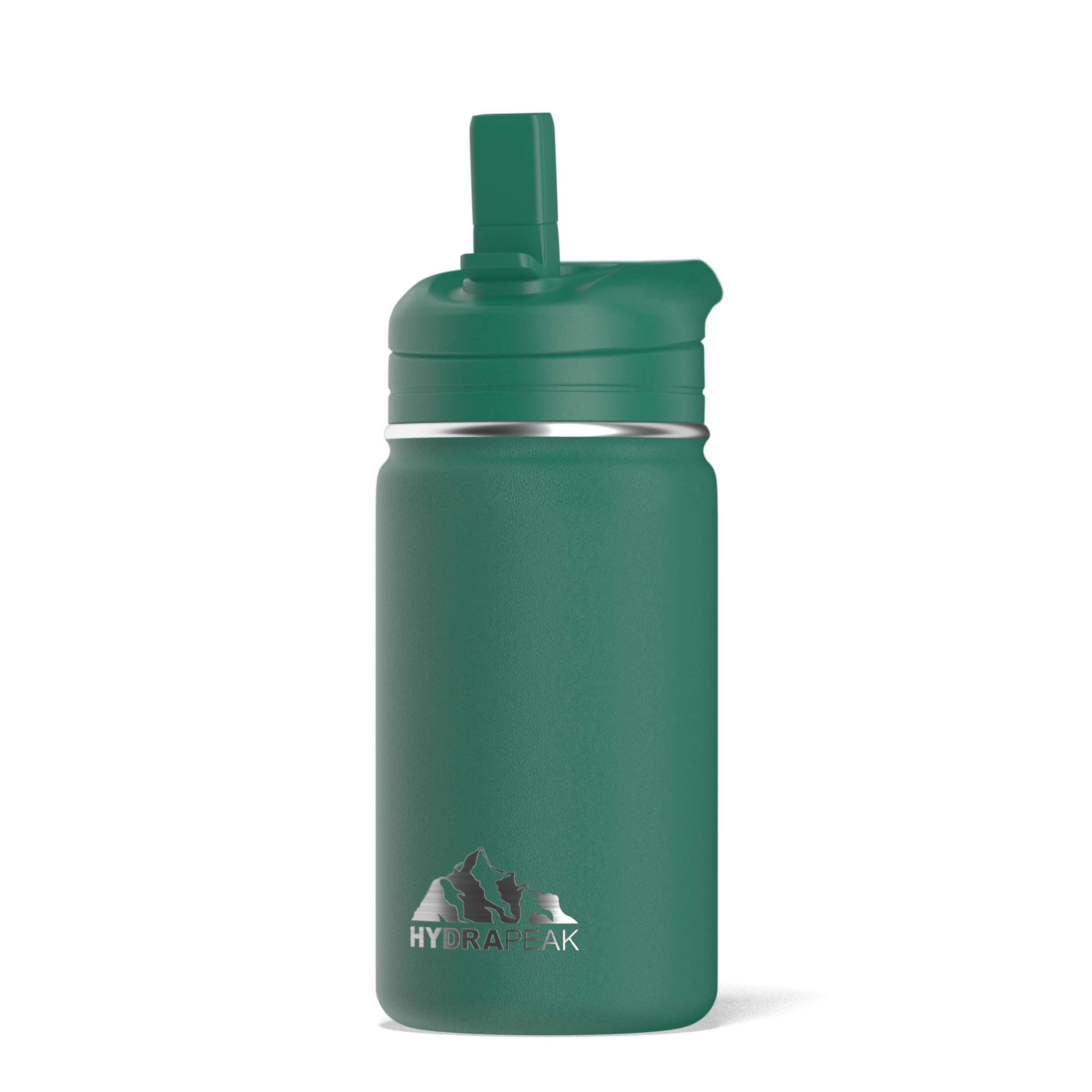 Hydrapeak Mini 14oz Insulated Kids Water Bottle with Straw Lid - Stainless Steel for Boys and Girls