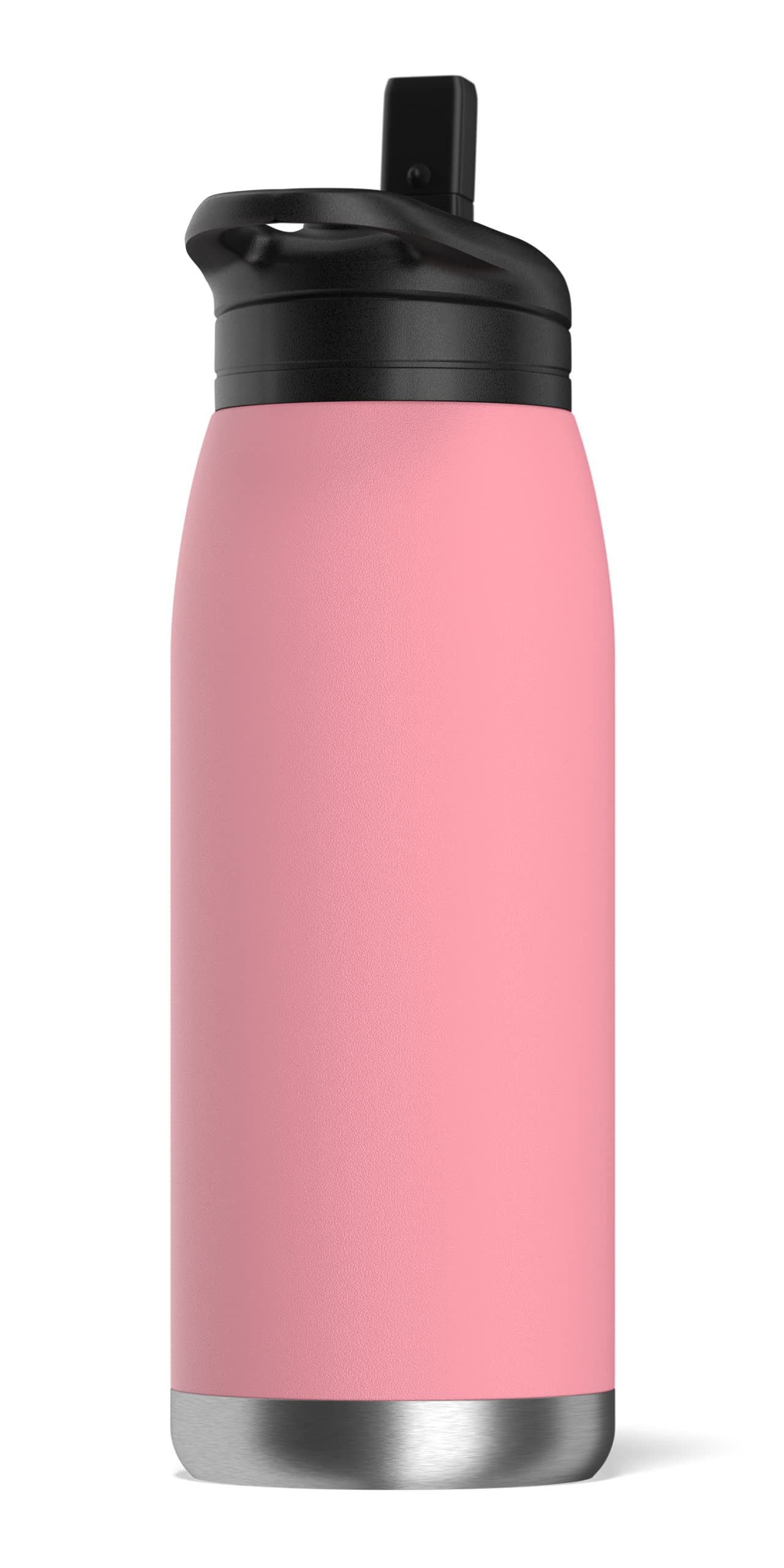 Hydrapeak Flow 32oz Insulated Water Bottle Bubblegum - Stainless Steel with Straw Lid