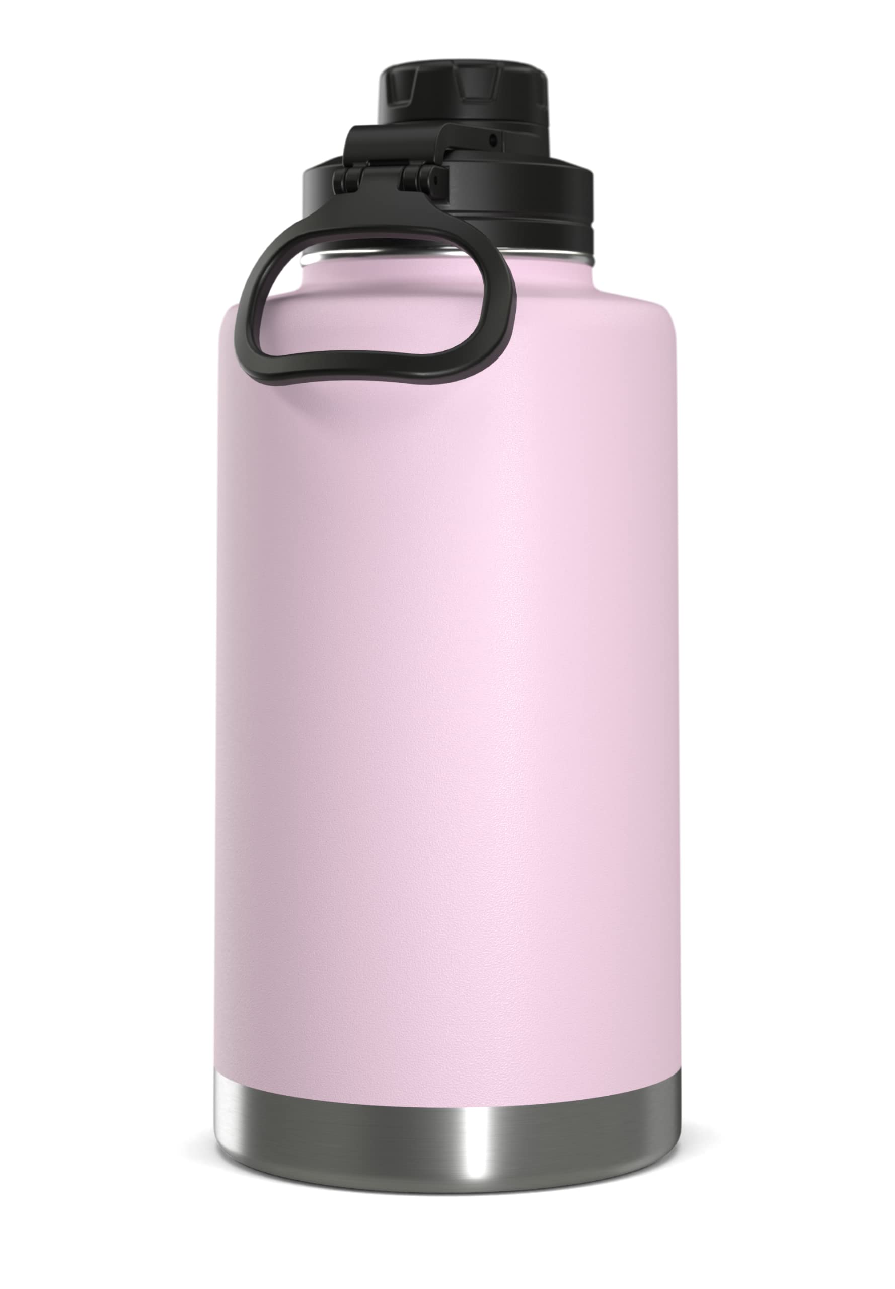 Hydrapeak 50oz Insulated Water Bottle - Blush, Leak-Proof Stainless Steel Vacuum Flask with Chug Lid