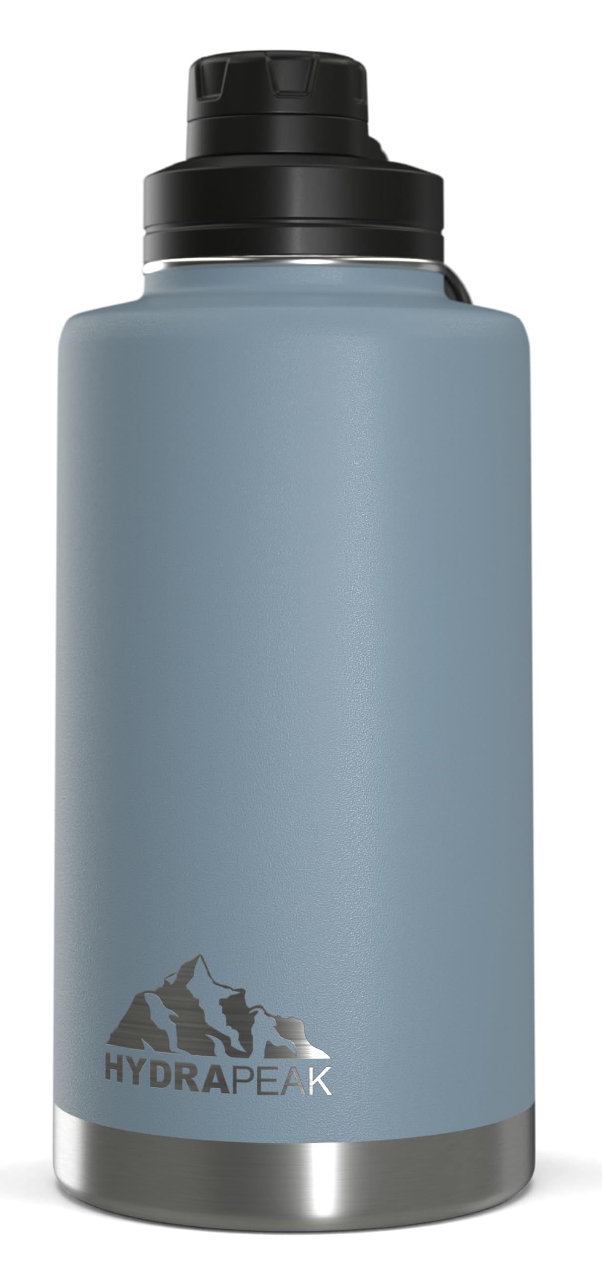 Hydrapeak 50oz Insulated Large Water Bottle - Leak-Proof Stainless Steel Flask, Double-Wall Vacuum, Storm