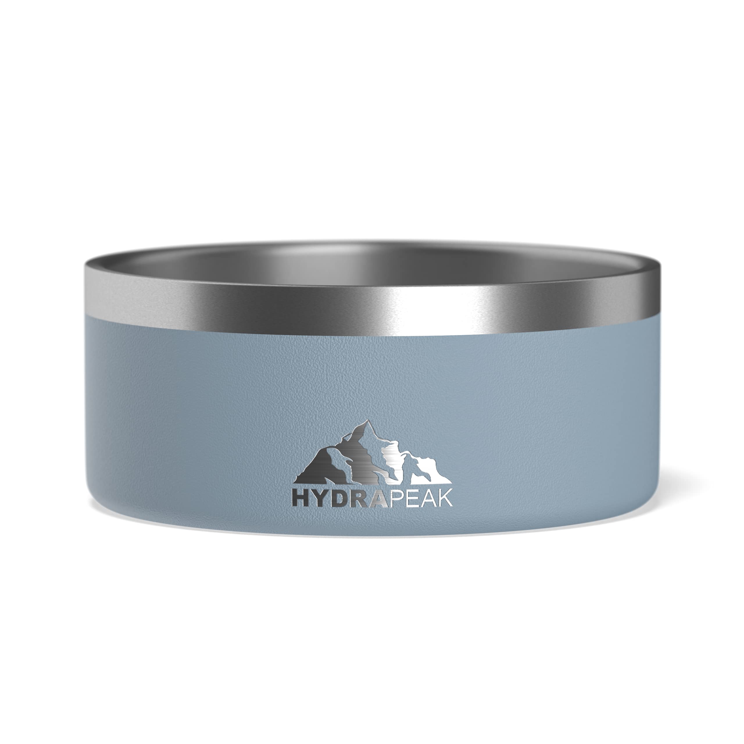 Hydrapeak Dog Bowl - Non-Slip Stainless Steel, 32oz (4 Cups), Storm, for Small Dogs
