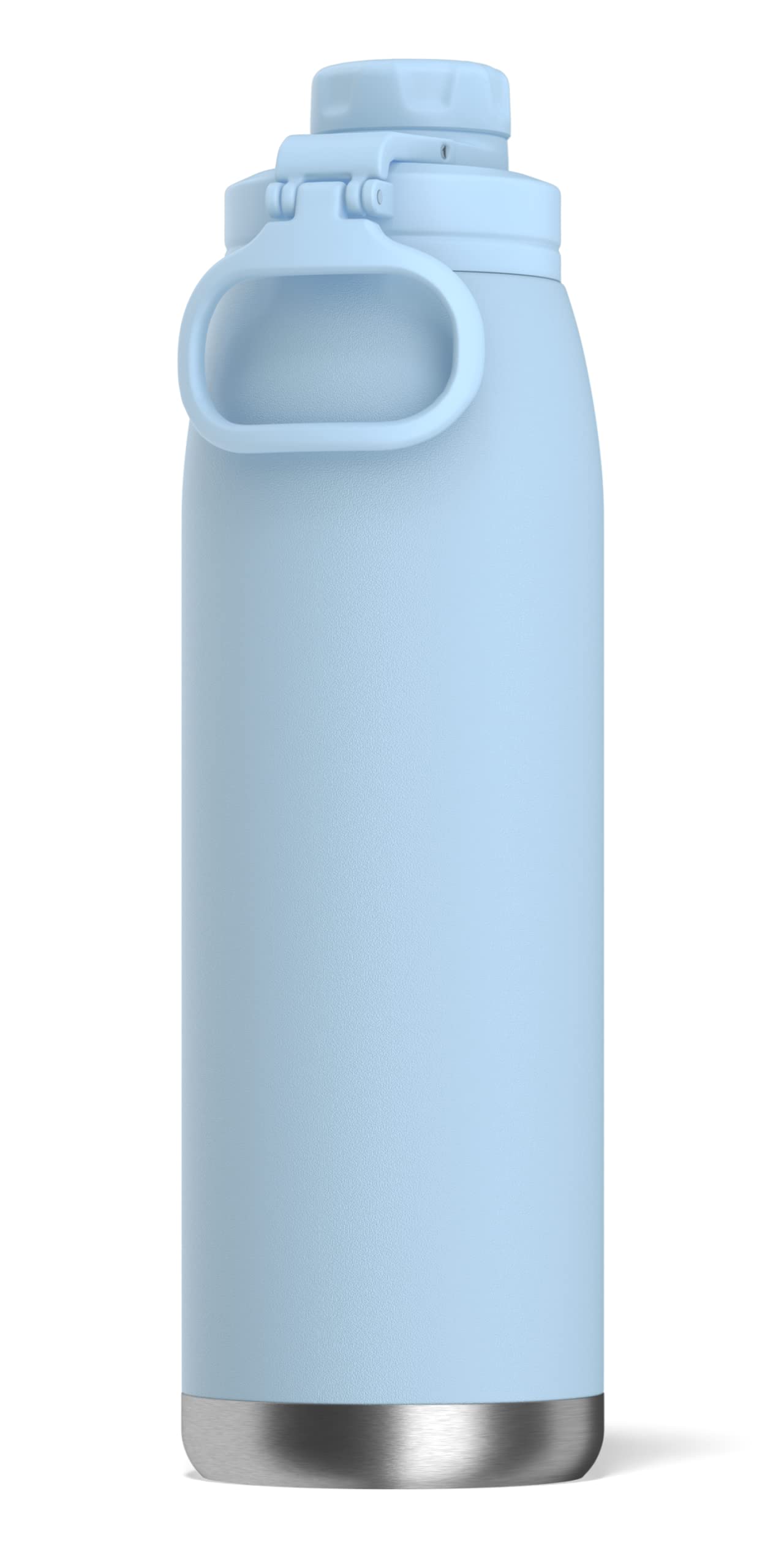 Hydrapeak 40 oz Insulated Water Bottle with Chug Lid - Leak Proof Double Walled Vacuum Stainless Steel, Cold 24