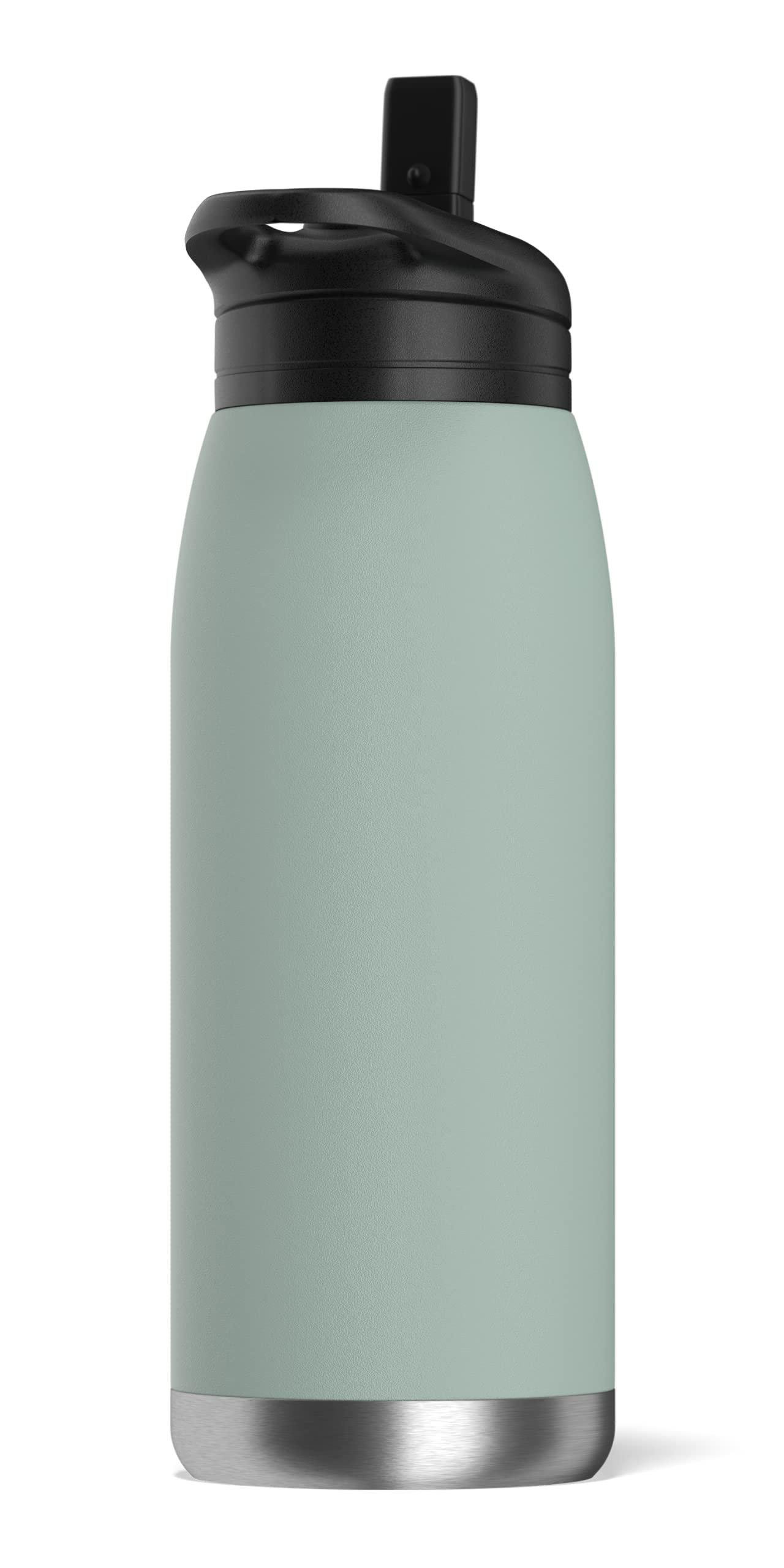 Hydrapeak Flow 32oz Insulated Water Bottle with Straw Lid – Teal, Stainless Steel, Leak-Proof