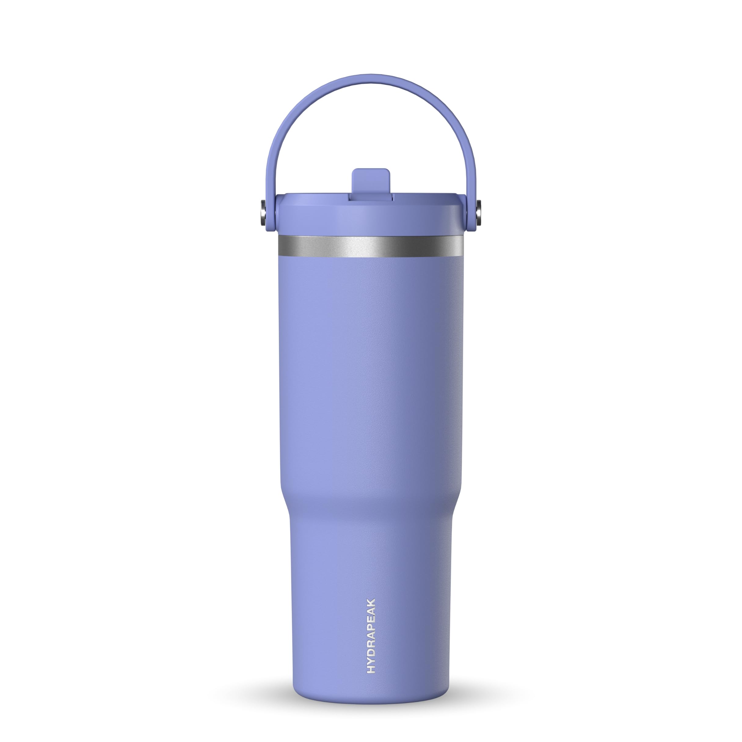 Hydrapeak Nomad 32 oz Tumbler with Handle and Straw Lid - Iris, Double-Walled Stainless Steel, Leak-Proof