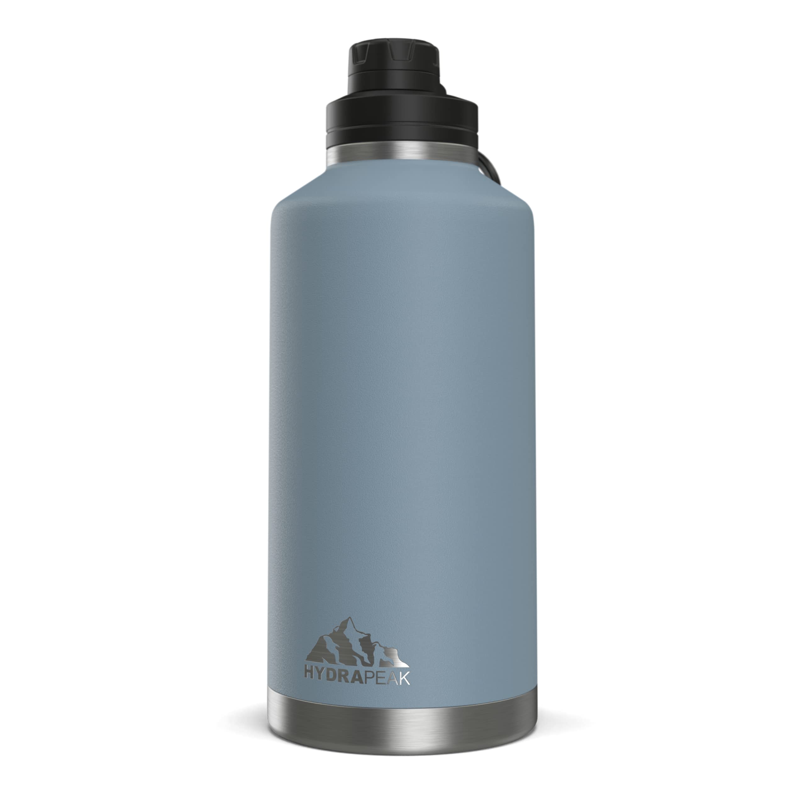 Hydrapeak 72 oz Insulated Water Jug - Storm Gray, Half Gallon Bottle