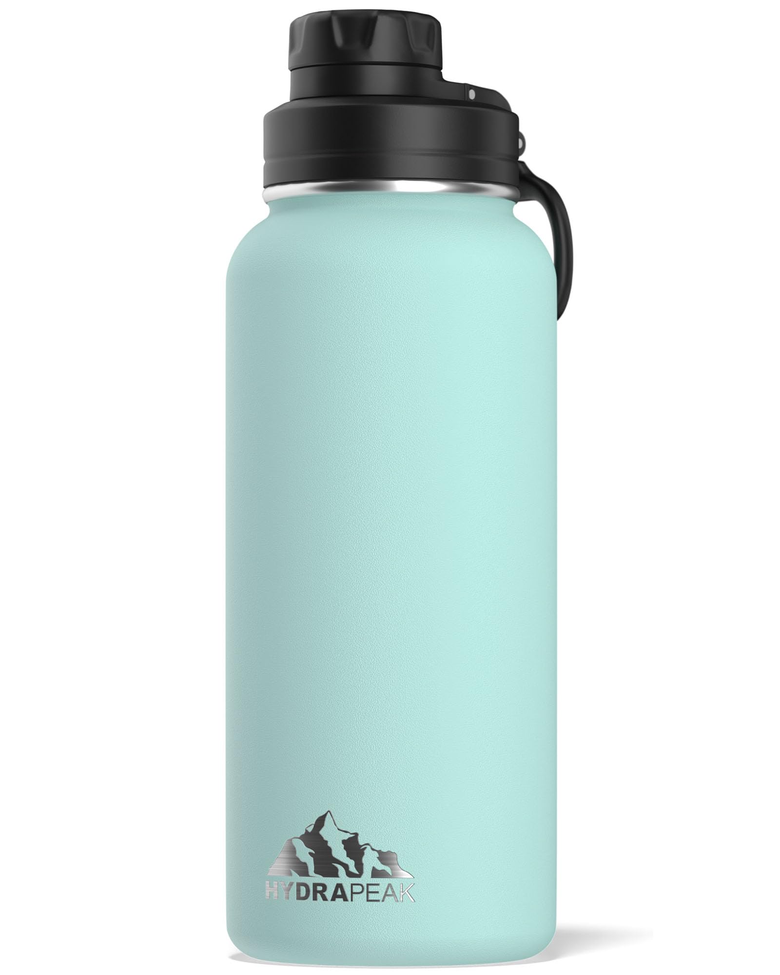 Hydrapeak 32oz Insulated Water Bottle with Chug Lid - Aqua