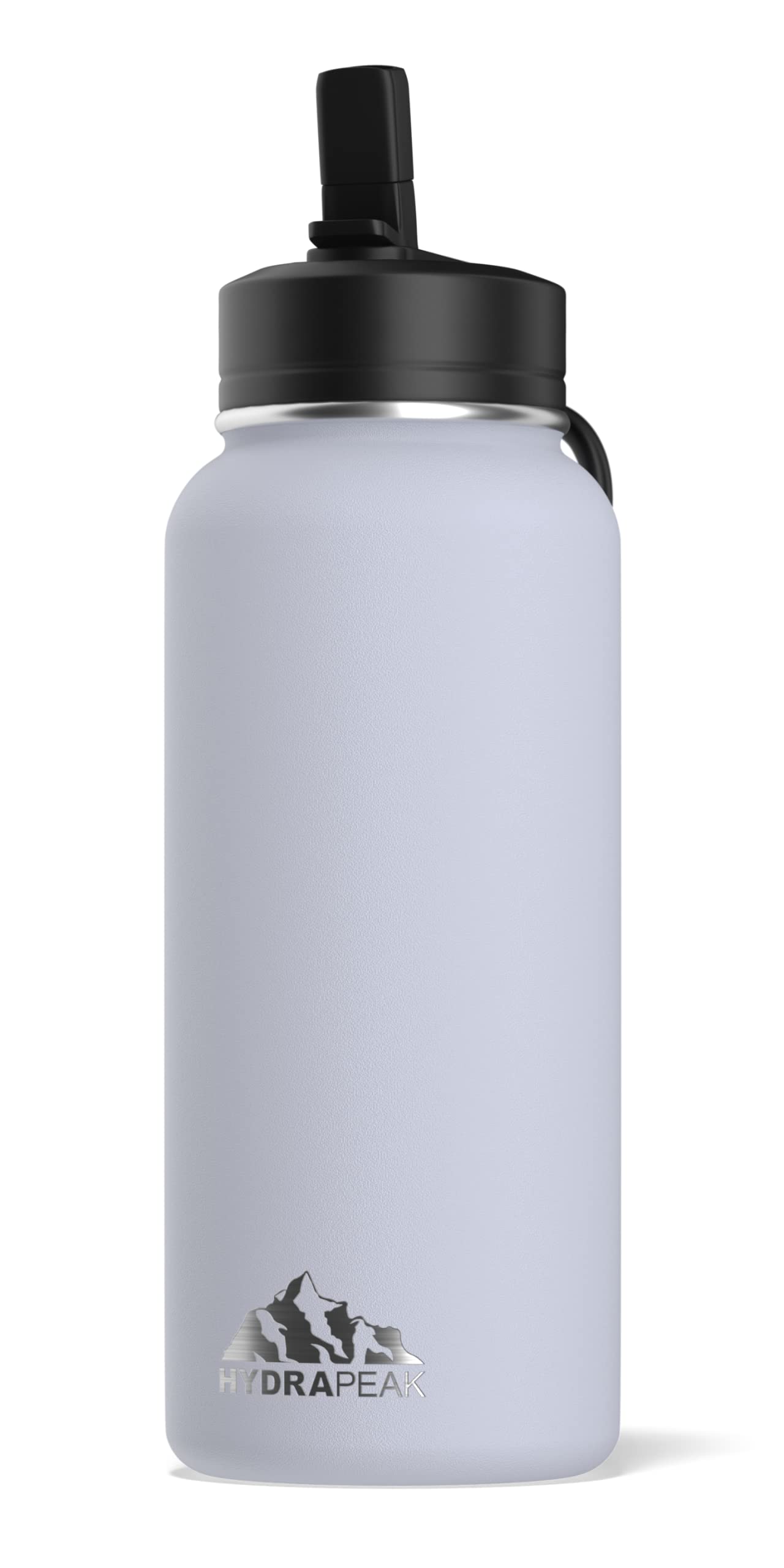 Hydrapeak 32oz Insulated Water Bottle with Straw Lid - Leak-Proof Stainless Steel, Double-Wall Vacuum, Ice