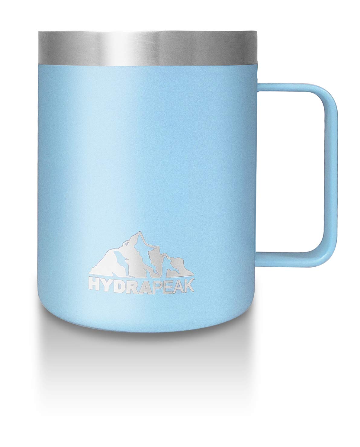 Hydrapeak 14oz Insulated Travel Mug with Splash-Proof Lid – Stainless Steel, Cloud