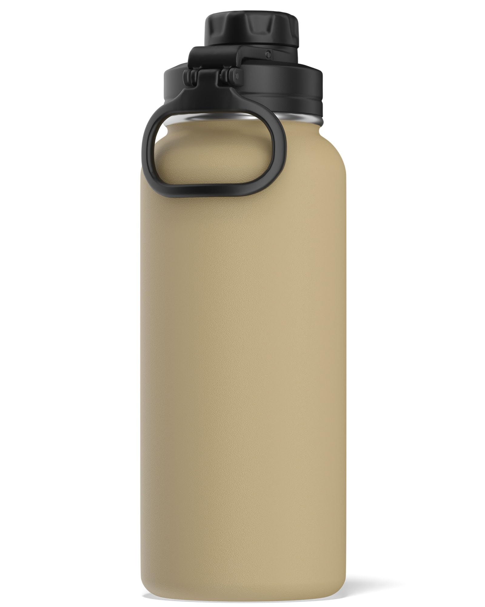 Hydrapeak 32oz Insulated Water Bottle with Chug Lid – Leak-Proof, Sand