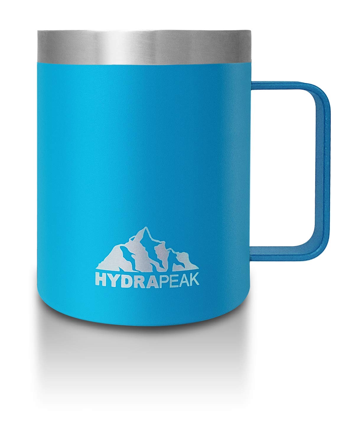 Hydrapeak 14oz Insulated Travel Mug with Splash Proof Lid - Double Wall Stainless Steel Camping Coffee Cup with