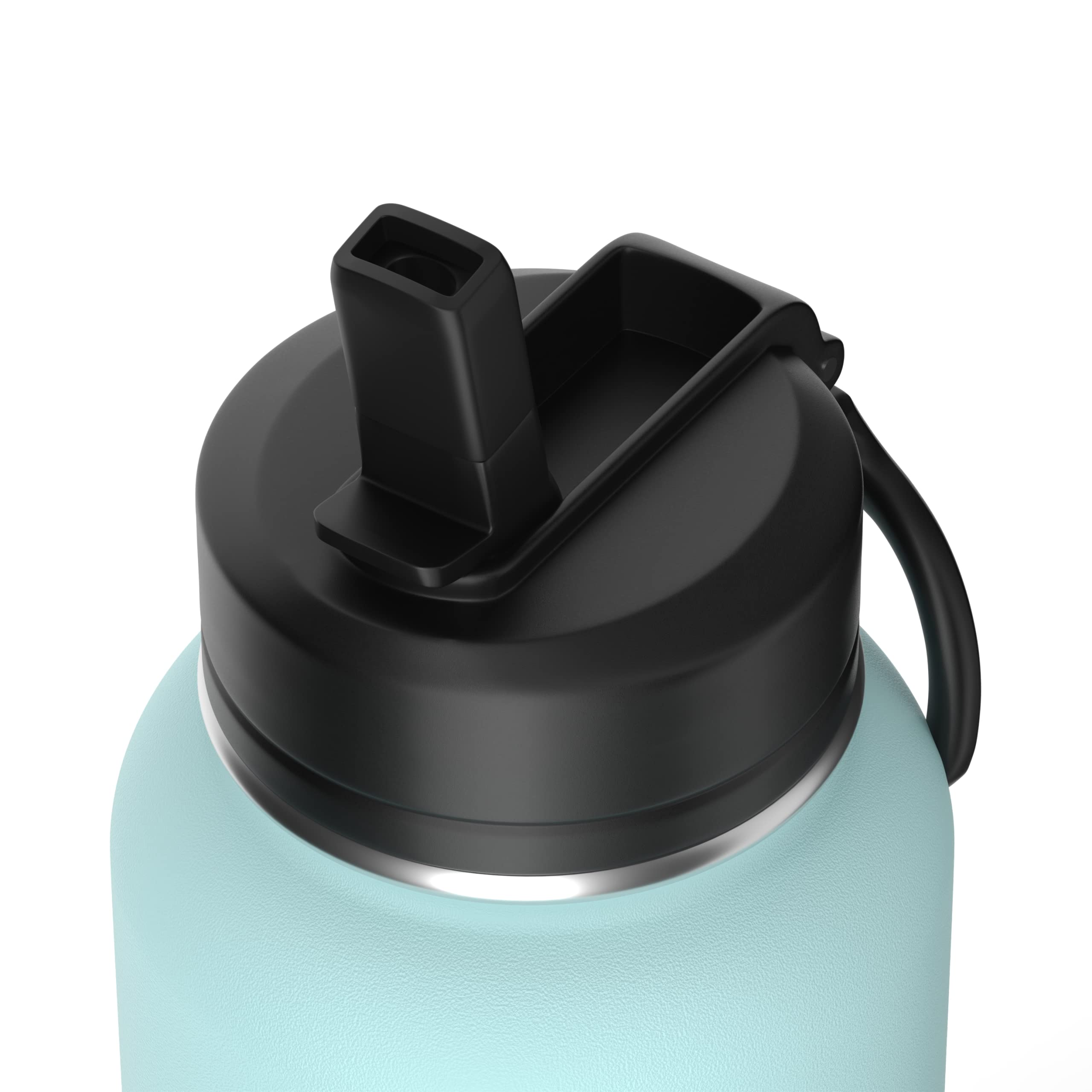 Hydrapeak 32oz Insulated Water Bottle with Straw Lid - Leak-Proof Stainless Steel, Double-Wall Vacuum, Alpine