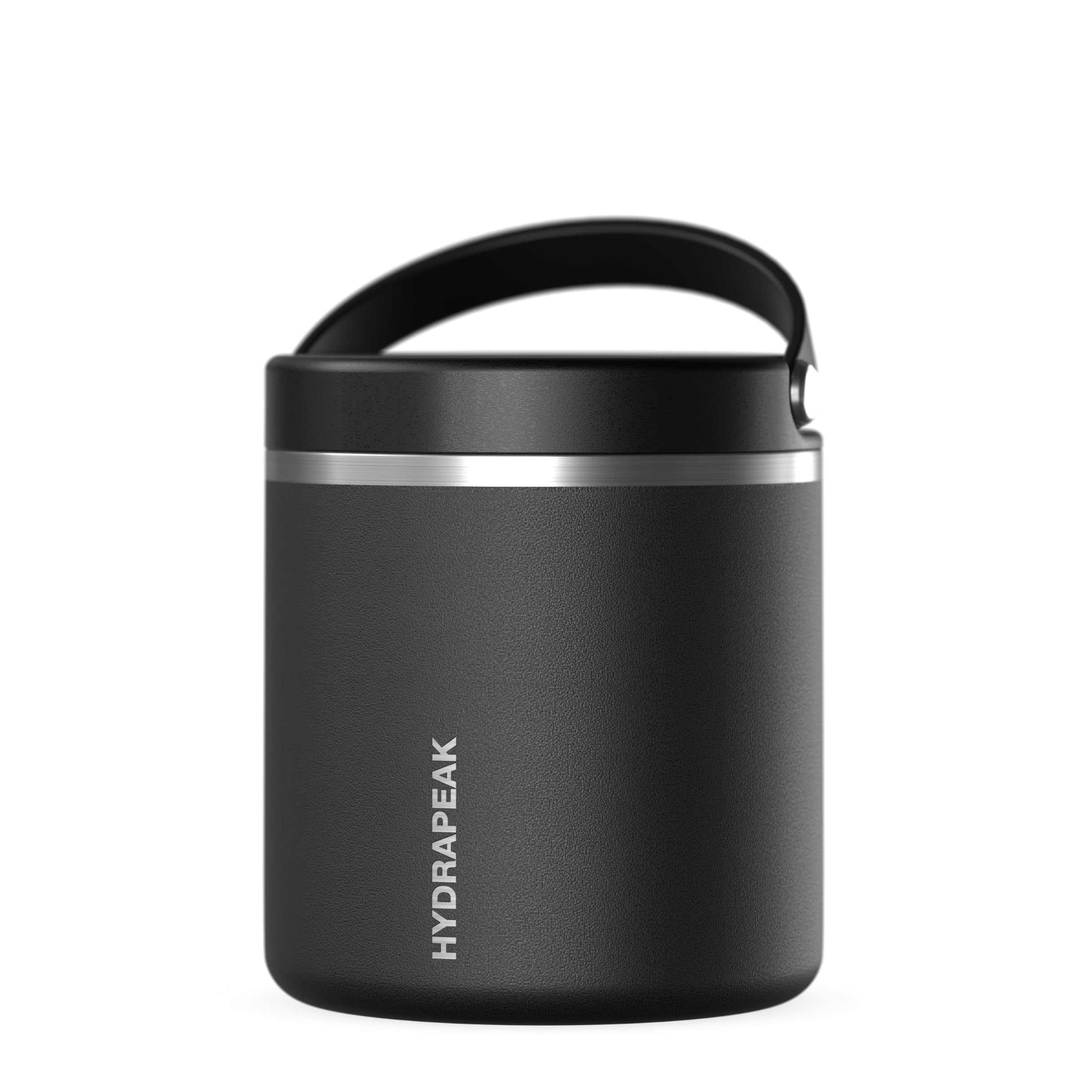 Hydrapeak 25oz Stainless Steel Vacuum Insulated Food Jar for Hot & Cold Food - Black
