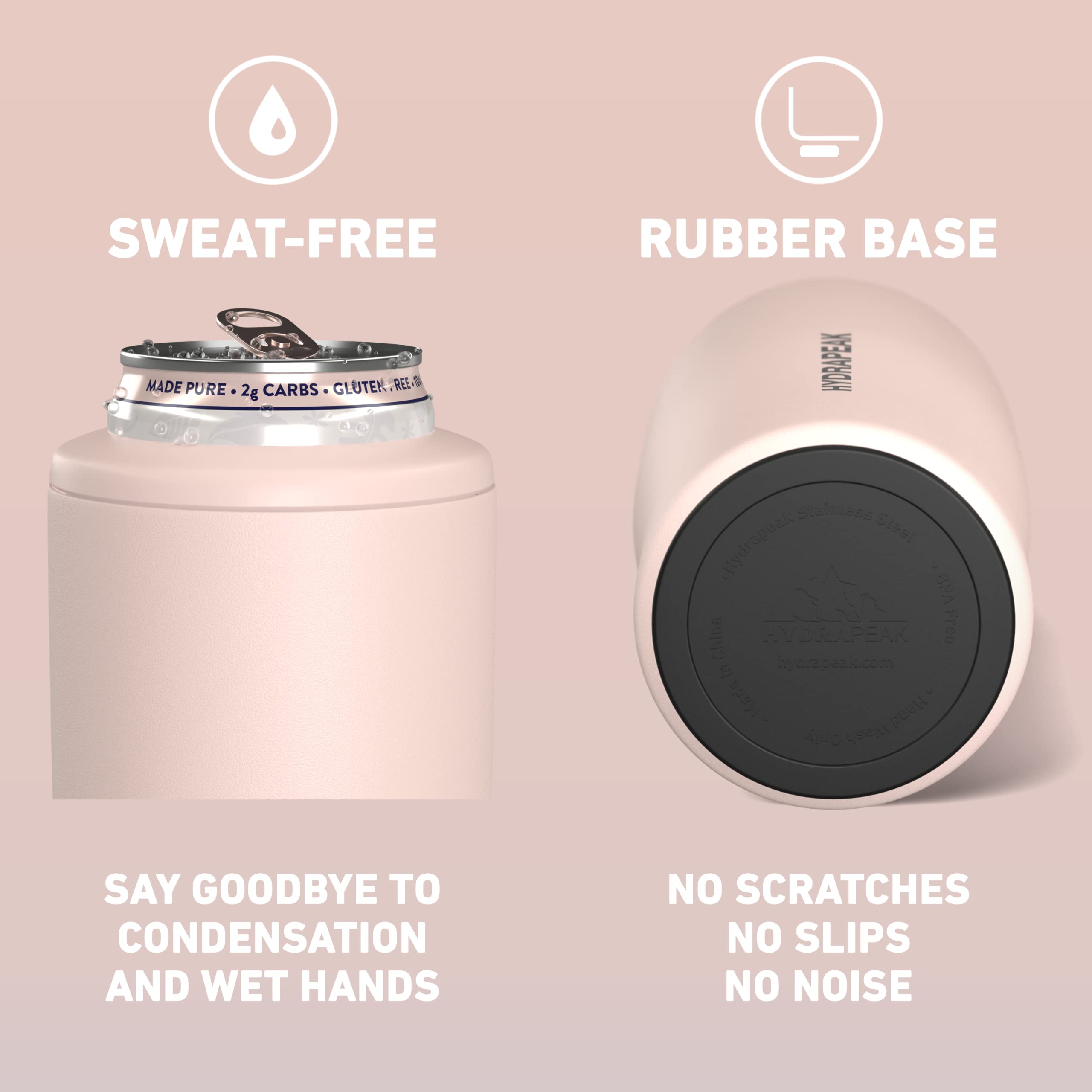 Hydrapeak 4-in-1 Insulated Can Cooler - Seashell