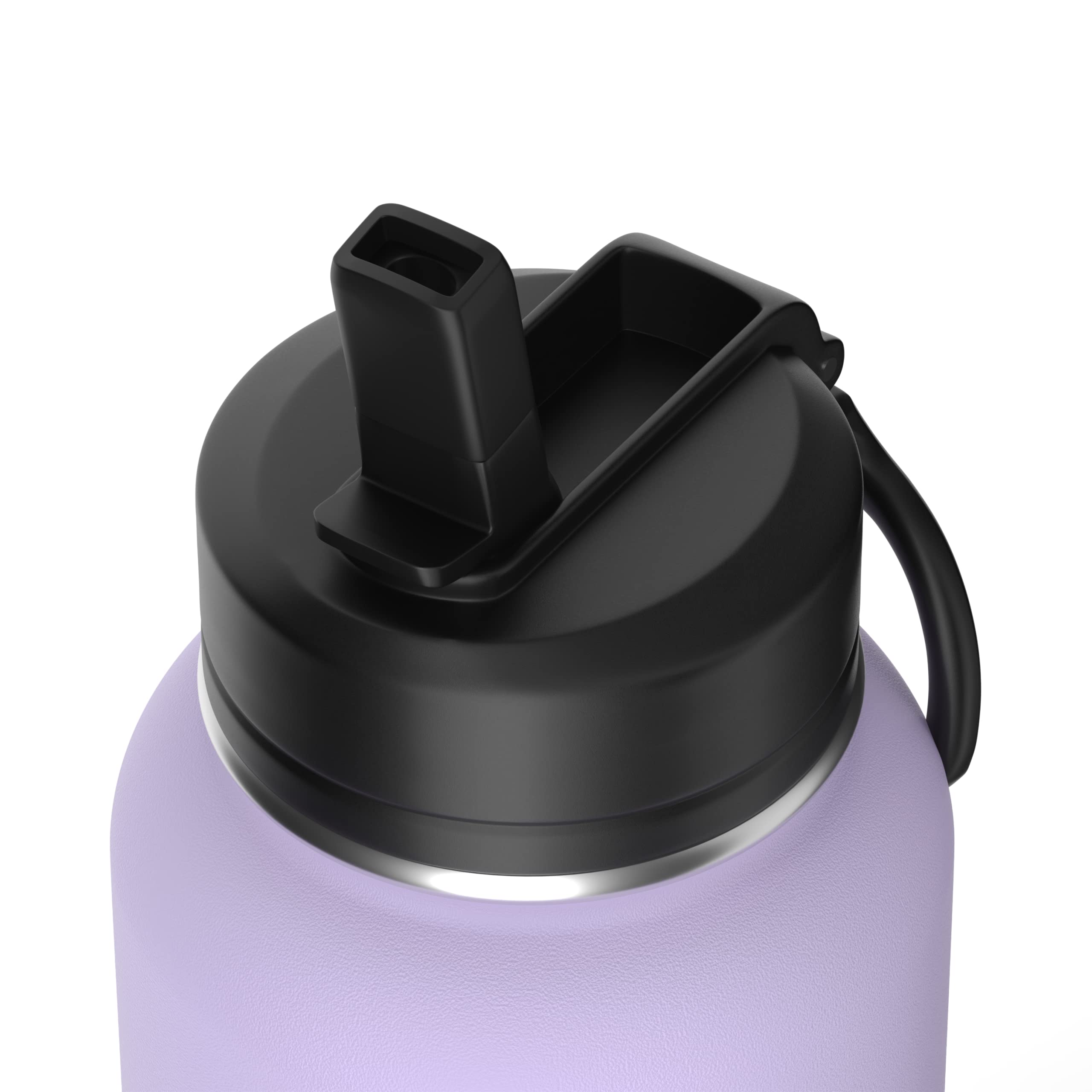 Hydrapeak 32 oz Insulated Water Bottle with Straw Lid - Lavender Stainless Steel