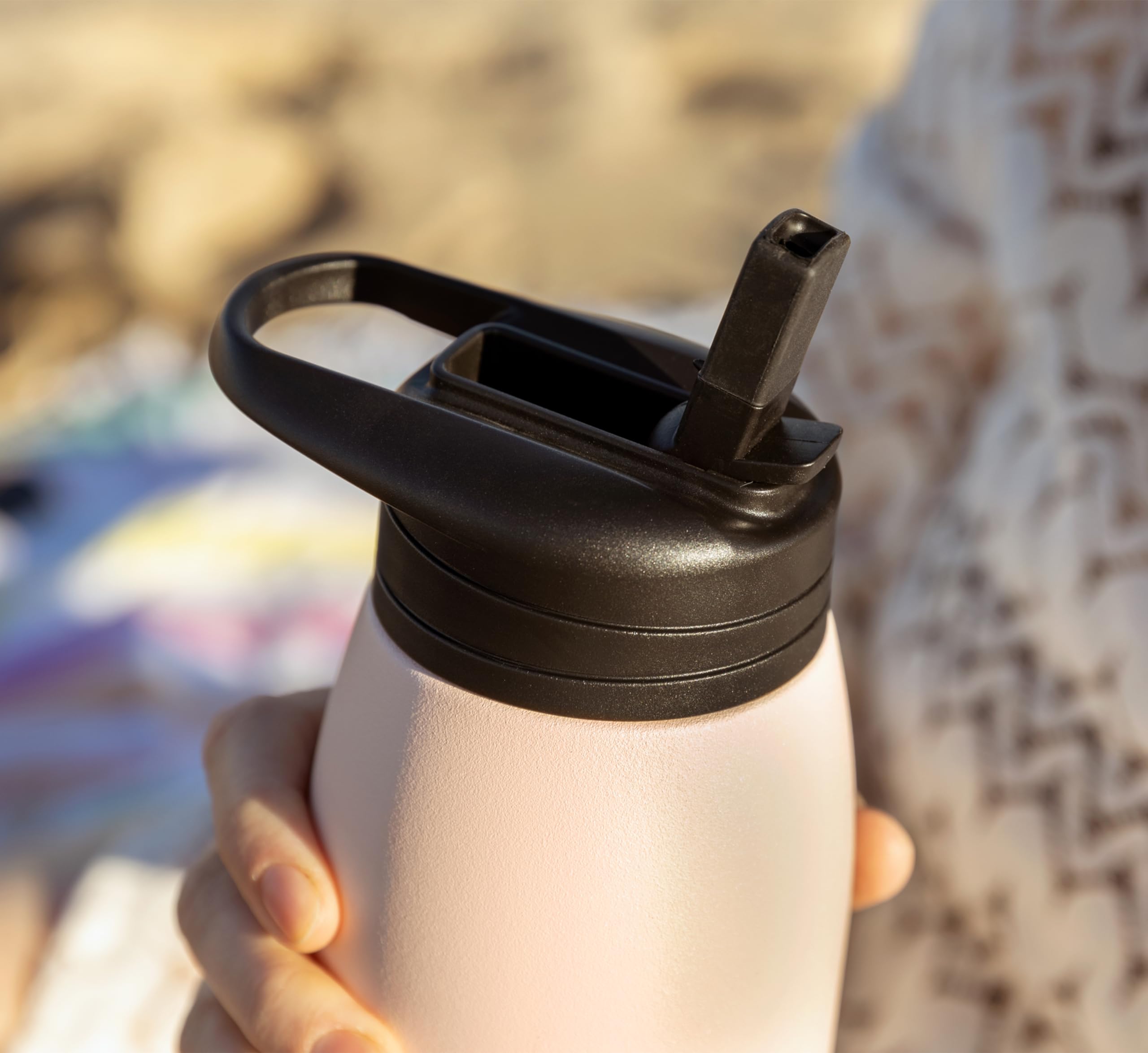 Hydrapeak Flow 32oz Insulated Water Bottle with Straw Lid - Forest