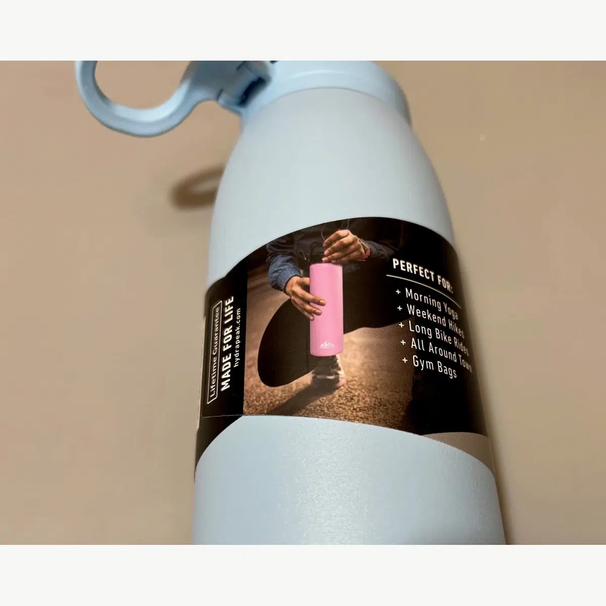 Bottle holds up