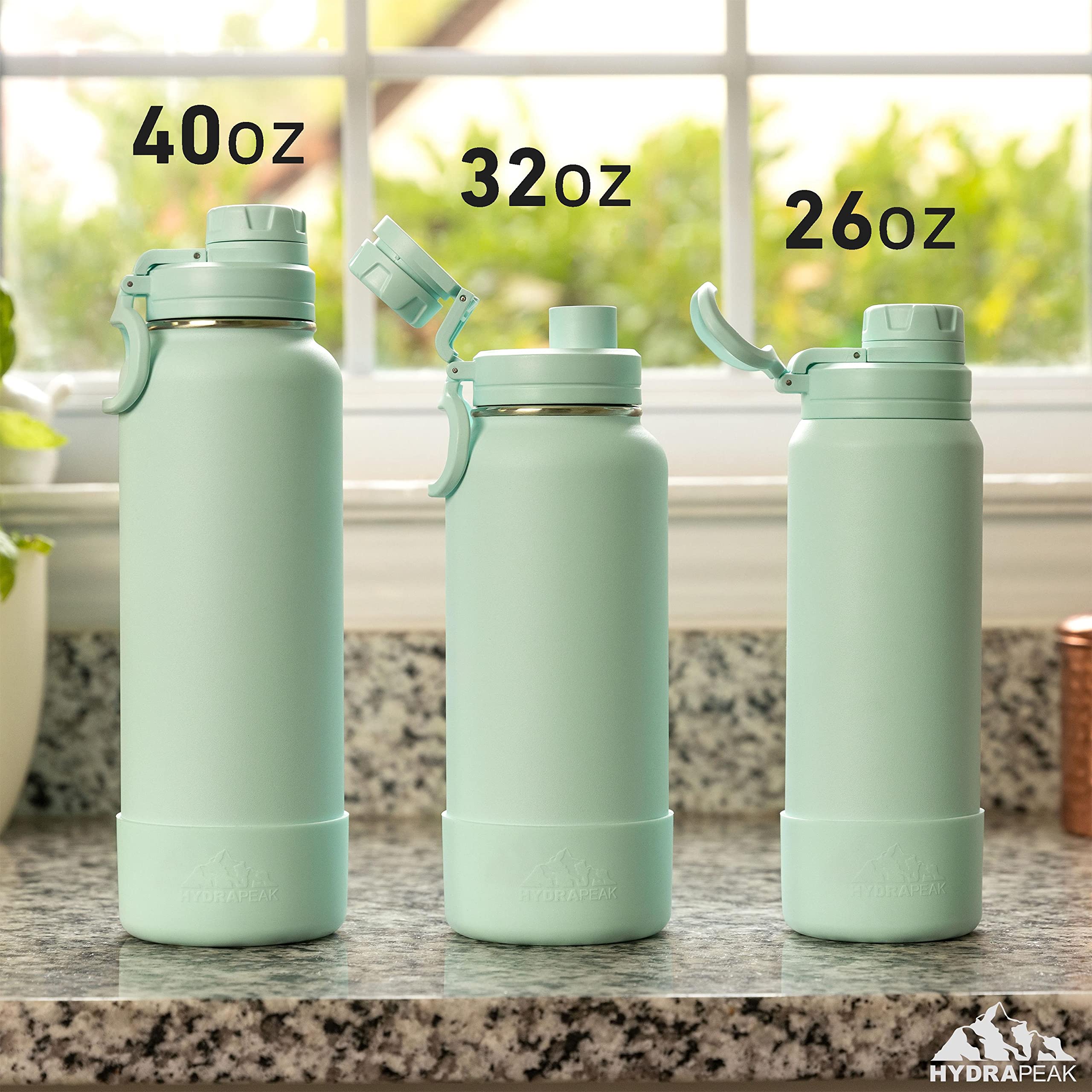 Hydrapeak 26oz Sport Insulated Water Bottle - Chug Lid, Modern Blue