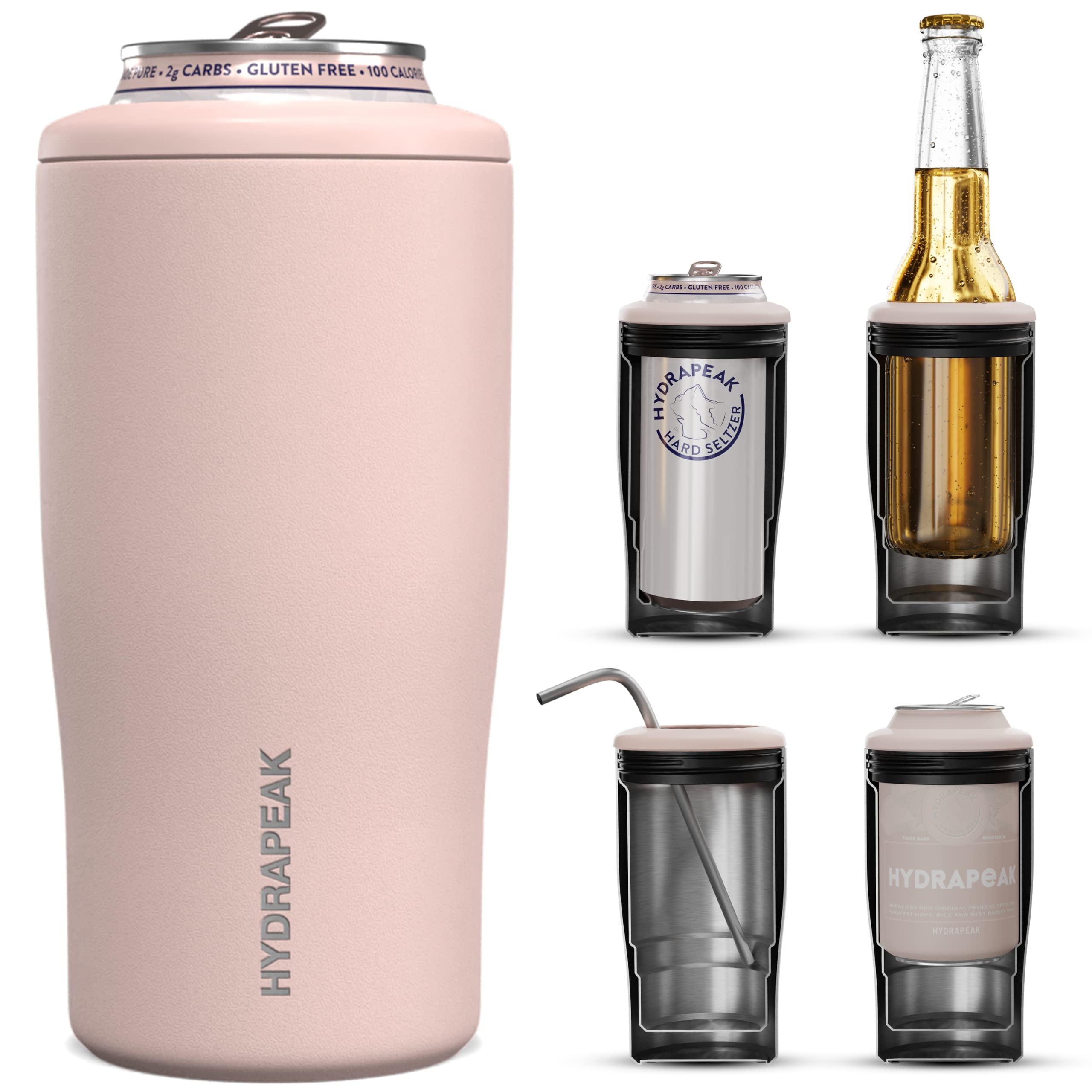 Hydrapeak 4-in-1 Insulated Can Cooler - Seashell