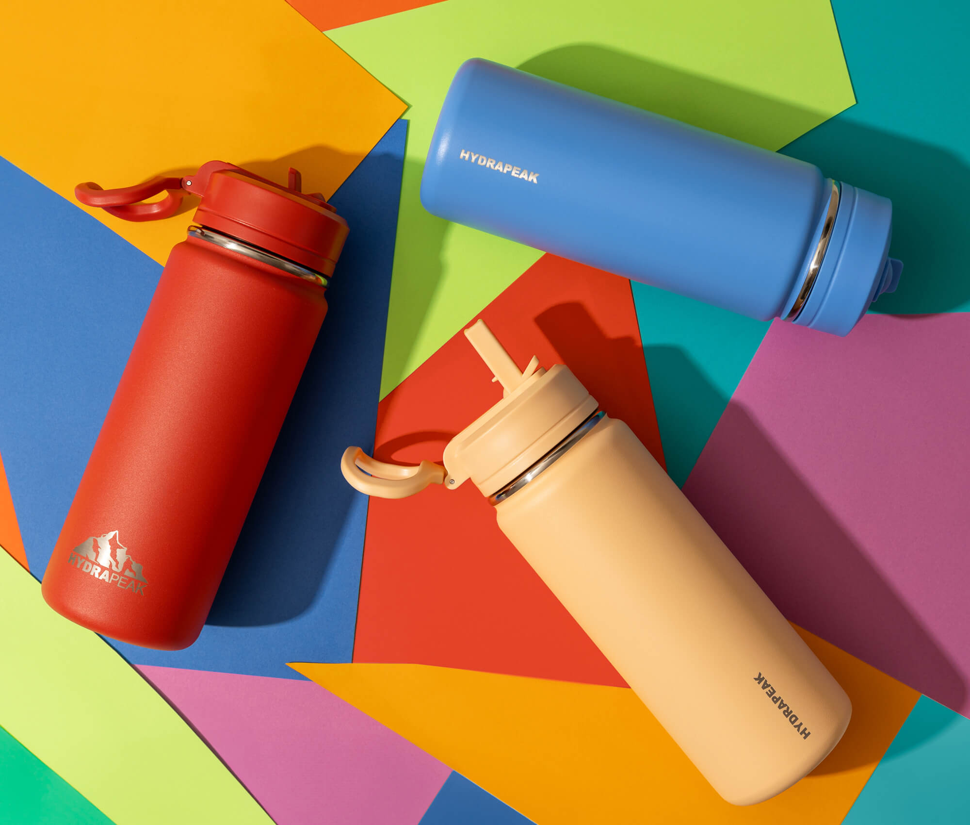 Hydrapeak Mini 20oz Kids Insulated Water Bottle with Straw Lid