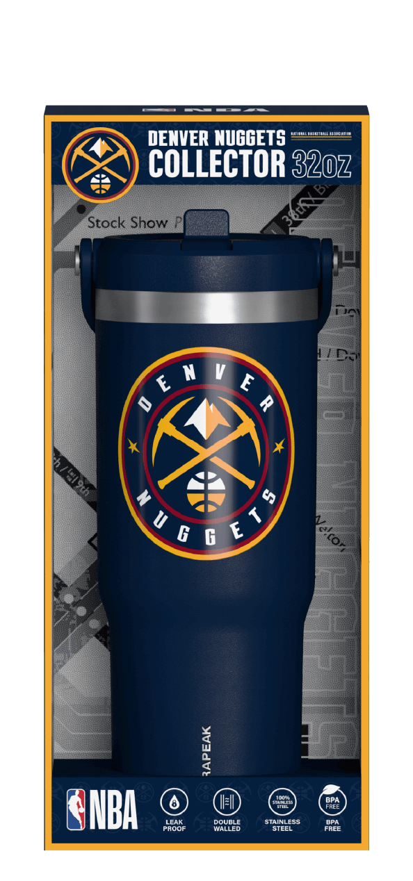 Hydrapeak NBA 32oz Nomad Tumbler with Straw Lid in Collectors Box - Officially Licensed Gift Edition