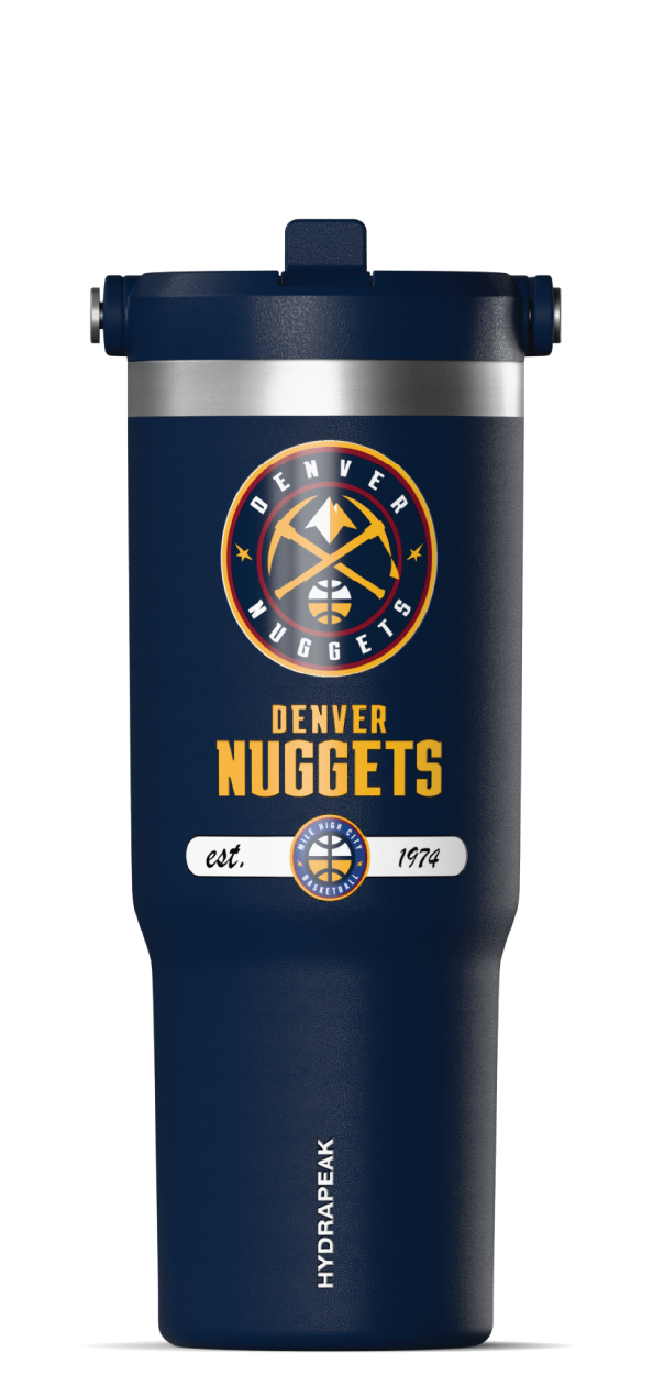 Hydrapeak NBA 32oz Nomad Tumbler with Handle and Sip Lid - Officially Licensed Team Design