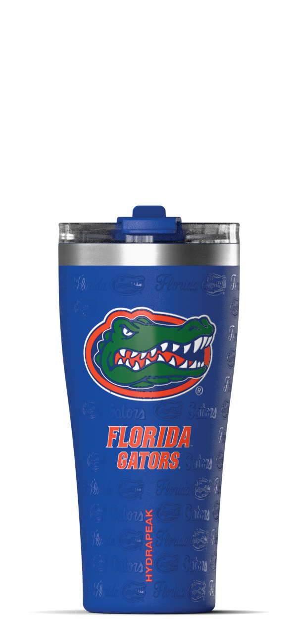 Hydrapeak Florida Gators 30oz Roamer Tumbler with Flip-Up Straw Lid