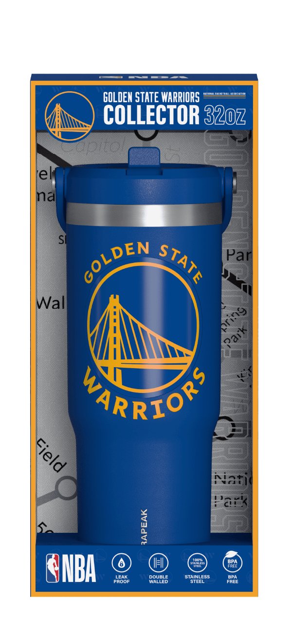 Hydrapeak NBA 32oz Nomad Tumbler with Straw Lid in Collectors Box - Officially Licensed Gift Edition