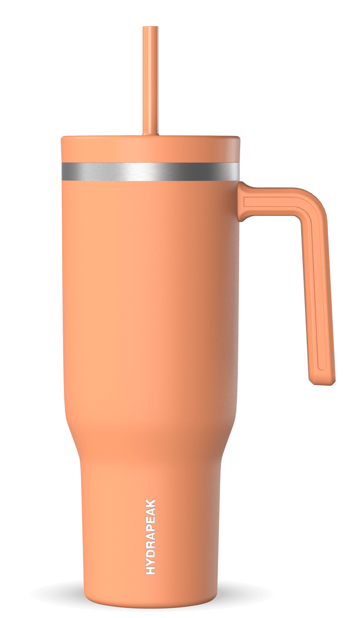 Hydrapeak 40oz Voyager Tumbler with Straw Lid and Handle - Insulated Stainless Steel