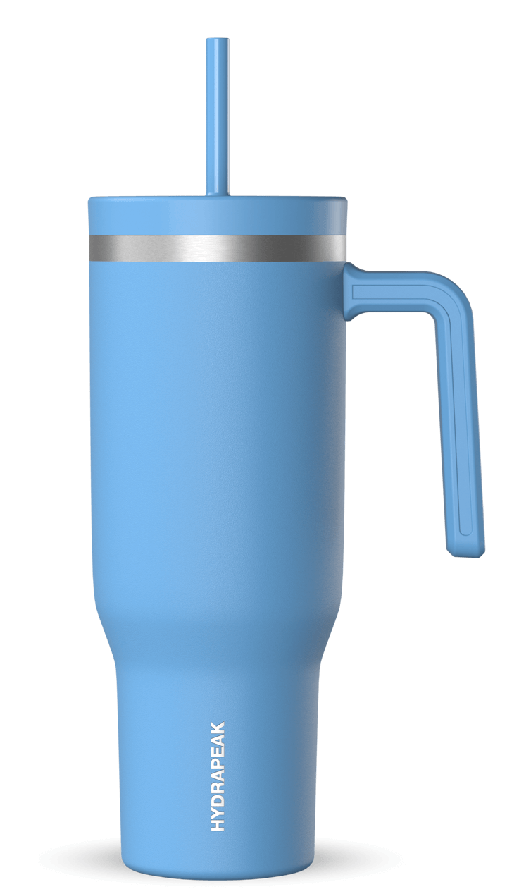 Hydrapeak 40oz Voyager Tumbler with Straw Lid and Handle - Insulated Stainless Steel