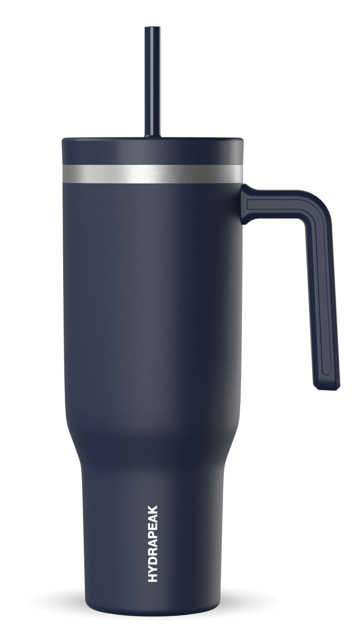 Hydrapeak 40oz Voyager Tumbler with Straw Lid and Handle - Insulated Stainless Steel