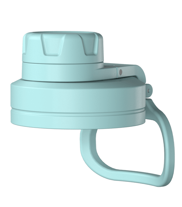 Hydrapeak Chug Lid with Flexible Handle for Wide Mouth Bottles