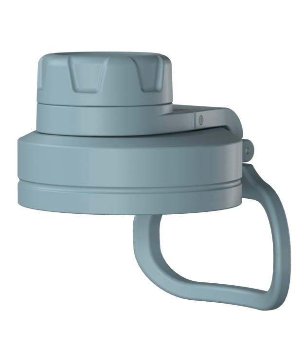 Hydrapeak Chug Lid with Flexible Handle for Wide Mouth Bottles