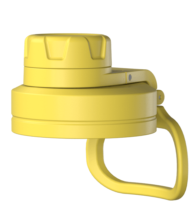 Hydrapeak Chug Lid with Flexible Handle for Wide Mouth Bottles