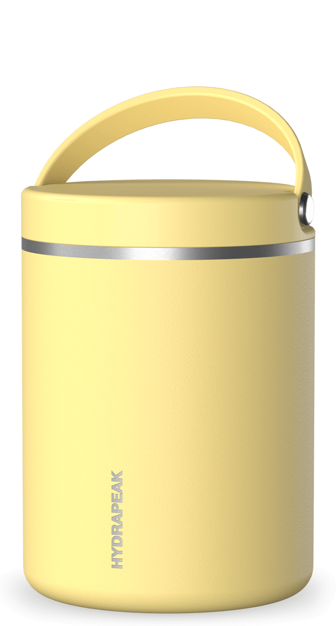 Hydrapeak 32oz Insulated Food Jar - Wide Mouth Leak-Proof Thermos for Hot or Cold Food