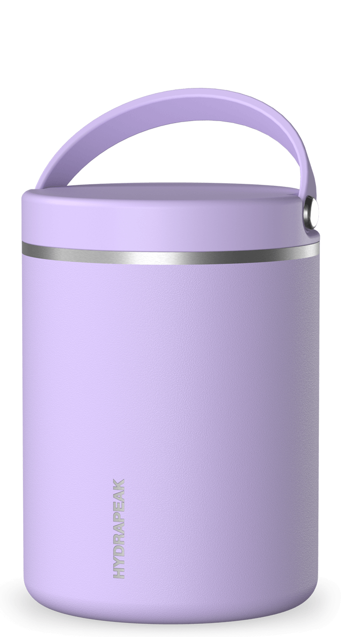 Hydrapeak 32oz Insulated Food Jar - Wide Mouth Leak-Proof Thermos for Hot or Cold Food