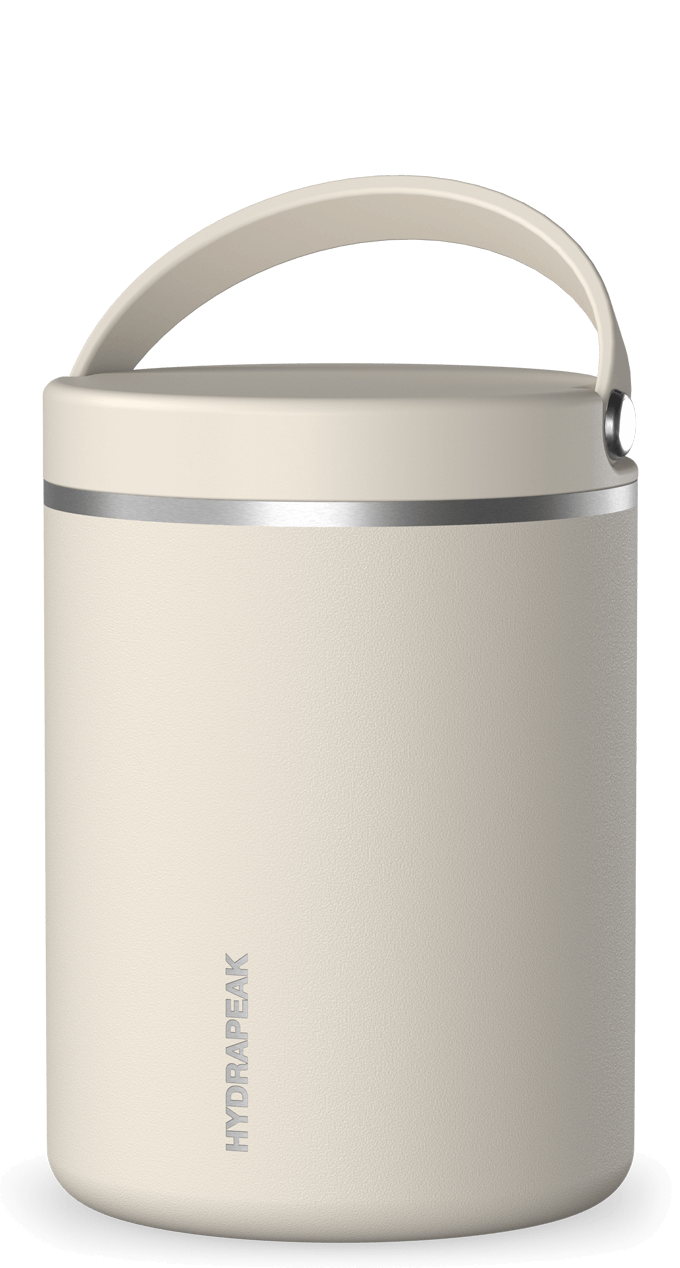 Hydrapeak 32oz Insulated Food Jar - Wide Mouth Leak-Proof Thermos for Hot or Cold Food