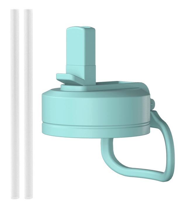 Hydrapeak Replacement Straw Lid with Flexible Handle - Fits All Wide Mouth Bottles