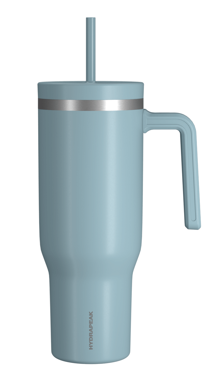 Hydrapeak 40oz Voyager Tumbler with Straw Lid and Handle - Insulated Stainless Steel