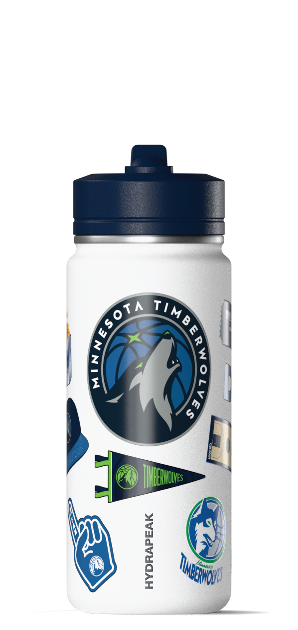 Hydrapeak NBA 20oz Active Insulated Water Bottle with Straw Lid & Handle